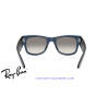 Ray-Ban Mega Wayfarer Transparent Dark Blue | Ray-Ban at Centro Óptico A