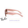 Ray-Ban Mega Wayfarer Transparent Pink | Ray-Ban at Centro Óptico Alpedr