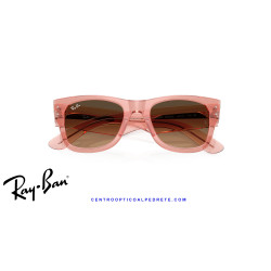 Ray-Ban Mega Wayfarer Transparent Pink | Ray-Ban at Centro Óptico Alpedr