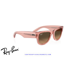 Ray-Ban Mega Wayfarer Transparent Pink | Ray-Ban at Centro Óptico Alpedr