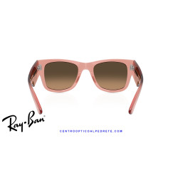 Ray-Ban Mega Wayfarer Transparent Pink | Ray-Ban at Centro Óptico Alpedr