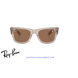 Ray-Ban Mega Wayfarer Transparent Light Brown | Ray-Ban en Centro Óptico