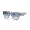 Ray-Ban Mega Wayfarer Transparent Grey | Ray-Ban at Centro Óptico Alpedr