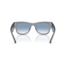 Ray-Ban Mega Wayfarer Transparent Grey | Ray-Ban at Centro Óptico Alpedr