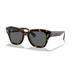 Ray-Ban State Street Havana on Transparent Brown | Centro Óptico Alpedrete
