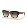 Ray-Ban State Street Havana on Transparent Pink | Centro Óptico Alpedrete