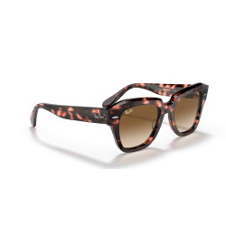 Gafas de sol Ray-Ban State Street Habana Rosa | Centro Óptico Alpedrete
