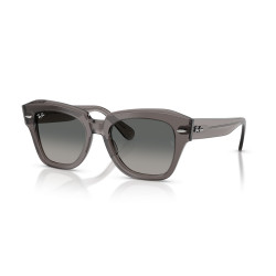 Ray-Ban State Street Transparent Grey Sunglasses | Centro Óptico Alpedrete