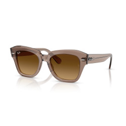 Ray-Ban State Street Transparent Light Brown | Centro Óptico Alpedrete