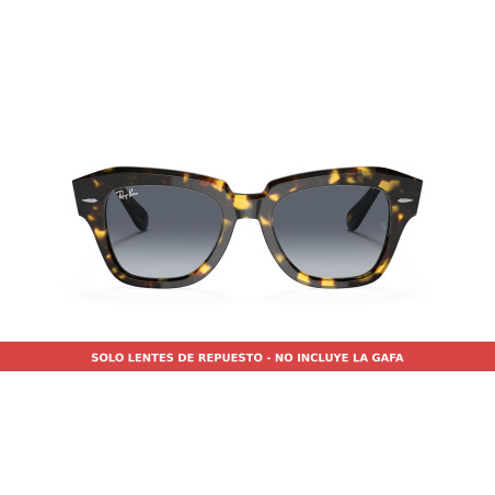 Lentes de repuesto Azul Degradado Gris RB2186 (133286) | Centro Óptico Alpedrete