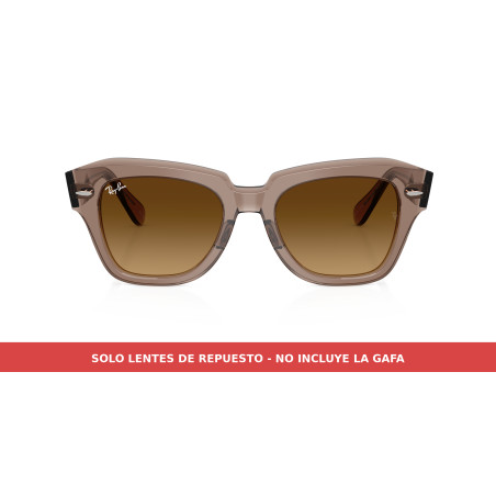 Replacement Marrón Degradado lenses RB2186 (682785) | Centro Óptico Alpedrete