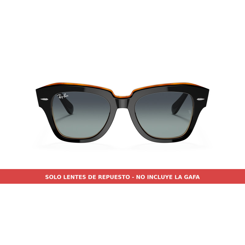 Lentes Gris / Azul degradado RB2186 (132241) | Centro Óptico Alpedrete