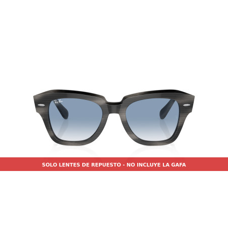 Transparent and Blue lenses RB2186 (14043F) | Centro Óptico Alpedrete
