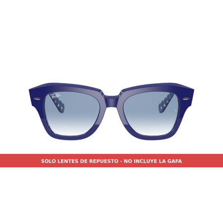 Light blue gradient lenses RB2186 (13193F) | Centro Óptico Alpedrete
