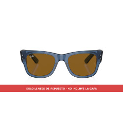 Lentes de repuesto Brown para Mega Wayfarer RB0840S | Centro Óptico Alpedrete