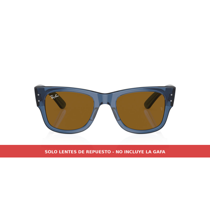 Brown replacement lenses for Mega Wayfarer RB0840S | Centro Óptico Alpedrete