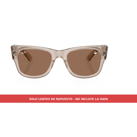 Pair of Dark Brown lenses for Ray-Ban RB0840S | Centro Óptico Alpedrete