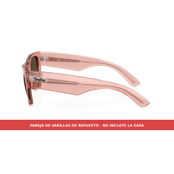 RB0840S 684843 Transparent Pink Replacement Temples | Centro Óptico Alpedrete