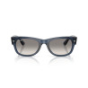 Ray-Ban Mega Wayfarer II Azul oscuro transparente | Centro Óptico Alpedrete