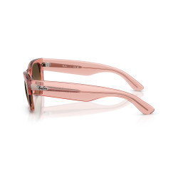 Ray-Ban Mega Wayfarer II Transparent Pink Sunglasses | Centro Óptico Alpedrete