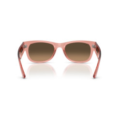 Ray-Ban Mega Wayfarer II Transparent Pink Sunglasses | Centro Óptico Alpedrete