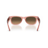 Ray-Ban Mega Wayfarer II Transparent Pink Sunglasses | Centro Óptico Alpedrete
