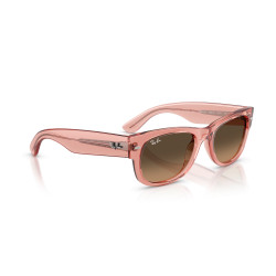 Ray-Ban Mega Wayfarer II Transparent Pink Sunglasses | Centro Óptico Alpedrete