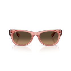 Ray-Ban Mega Wayfarer II Transparent Pink Sunglasses | Centro Óptico Alpedrete
