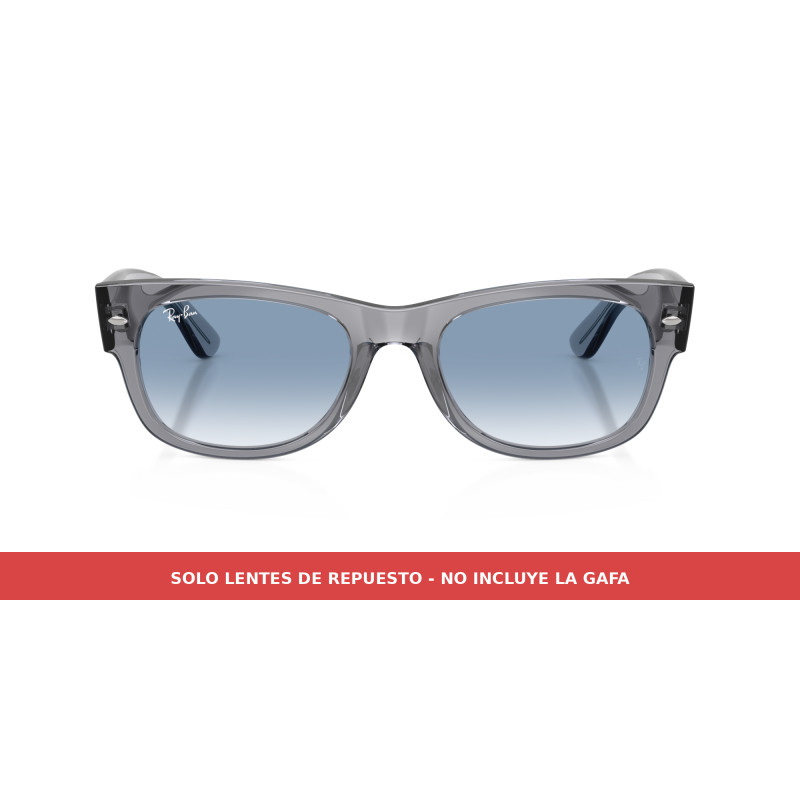 Lentes de repuesto Azul Degradado Transparente RB0832S | Centro Óptico Alpedrete