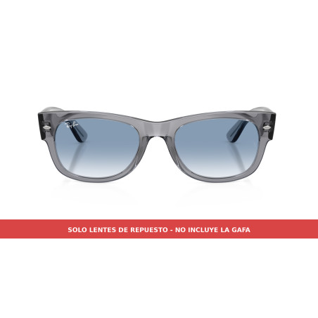 Lentes de repuesto Azul Degradado Transparente RB0832S | Centro Óptico Alpedrete