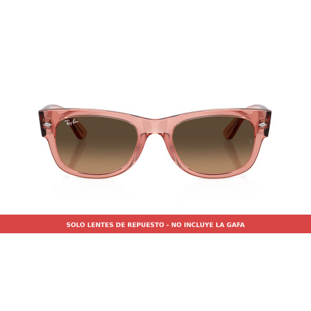 Lentes Marrón claro y negro degradado RB0832S | Centro Óptico Alpedrete