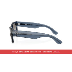 Transparent Dark Blue temples RB0832S Mega Wayfarer II | Centro Óptico Alpedrete