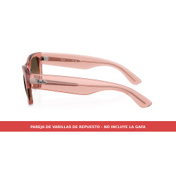 Transparent Pink temples RB0832S Mega Wayfarer II | Centro Óptico Alpedrete