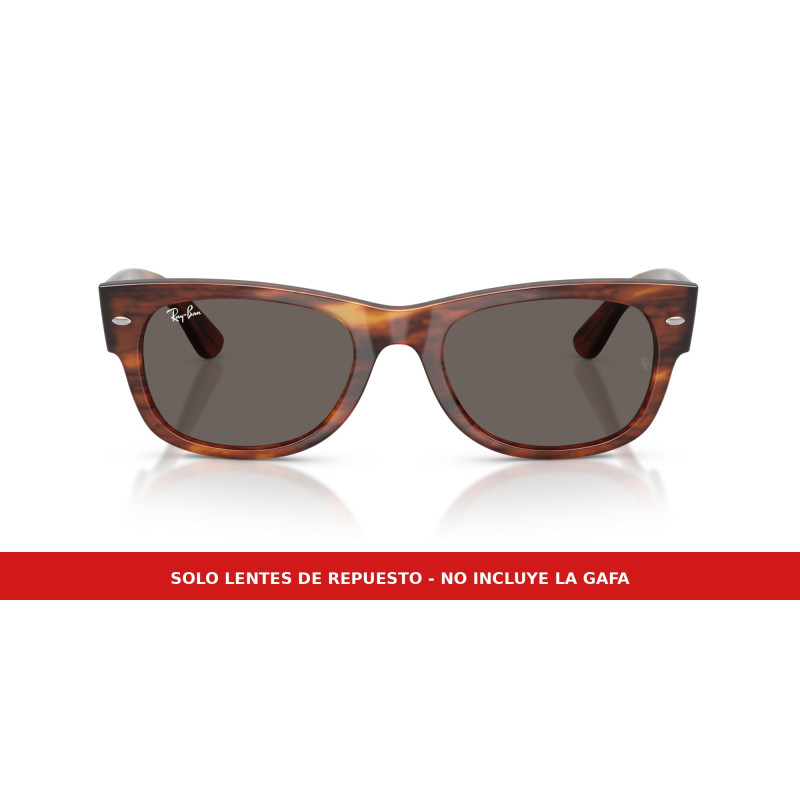Lentes Gris Oscuro de RB0832S Mega Wayfarer II | Centro Óptico Alpedrete