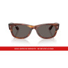 Lentes Gris Oscuro de RB0832S Mega Wayfarer II | Centro Óptico Alpedrete