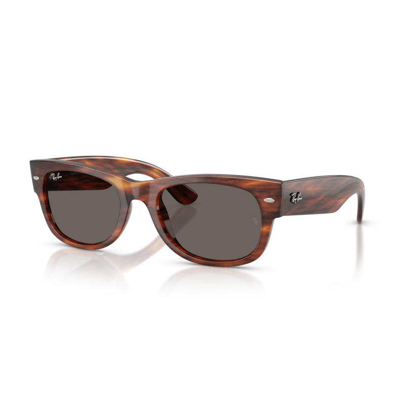 Ray-Ban Mega Wayfarer II Havana Stripe Sunglasses | Centro Óptico Alpedrete