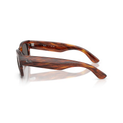 Ray-Ban Mega Wayfarer II Havana Stripe Sunglasses | Centro Óptico Alpedrete