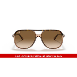 Replacement Light Brown Gradient lenses Ray-Ban Bill RB2198