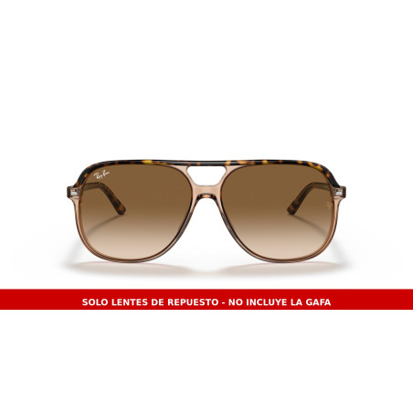 Replacement Light Brown Gradient lenses Ray-Ban Bill RB2198