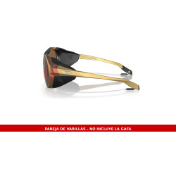 Oakley Clifden Replacement Temples Matte Red Gold Colorshift (OO9440-23V)