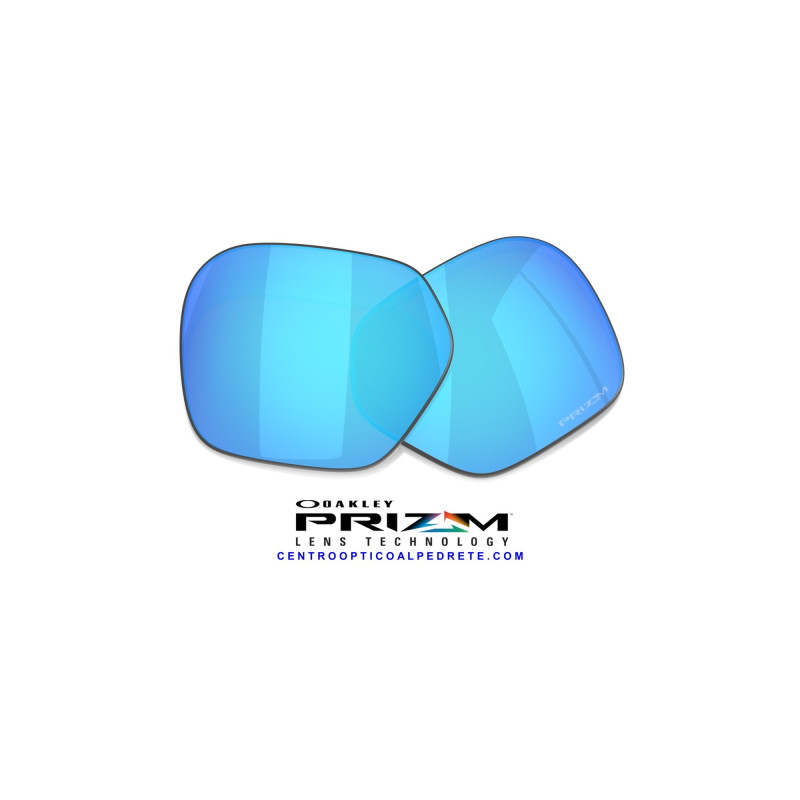 Lentes de repuesto Oakley HSTN SQ Prizm Sapphire (OO9533-04/000005LS).