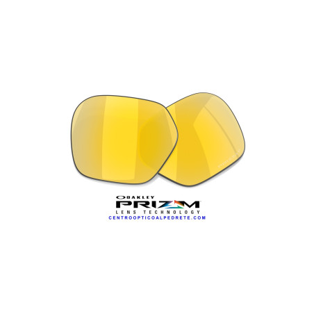 Lentes de repuesto Oakley HSTN SQ Prizm 24k Polarized (OO9533-07/000009LS)