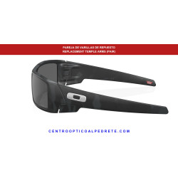 Pareja de varillas originales Oakley Gascan OO9014 901461 Matte b | Original