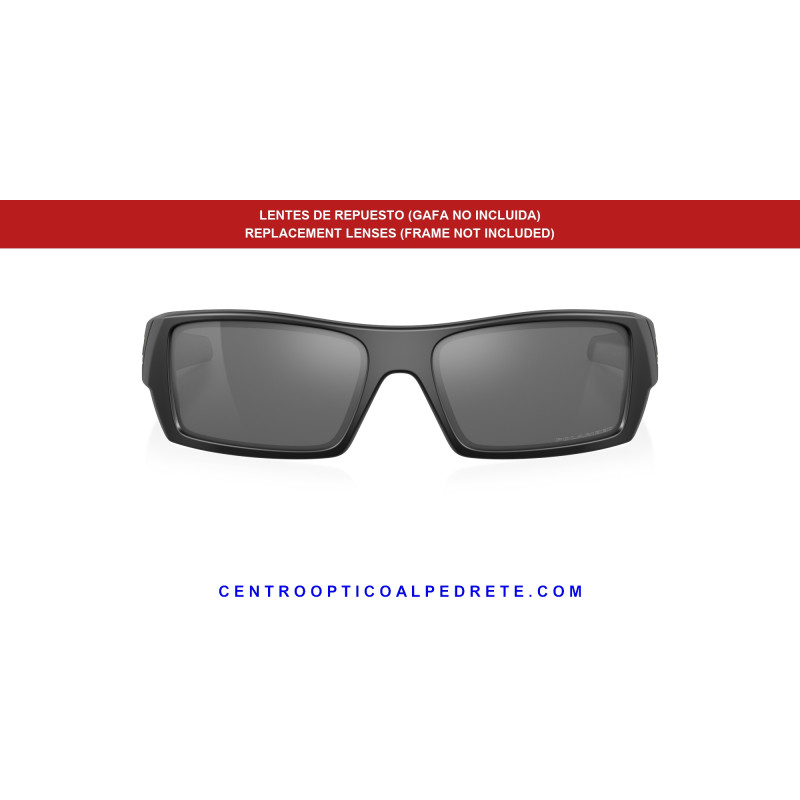 Lentes de repuesto Oakley Gascan Black Iridium | 100% Original