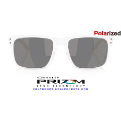 Oakley Holbrook Matte Clear | Prizm Black Polarized - Gafas de Sol Originales
