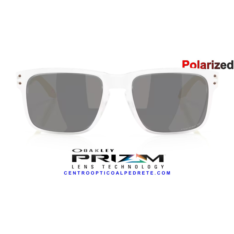 Oakley Holbrook Matte Clear | Prizm Black Polarized - Gafas de Sol Originales