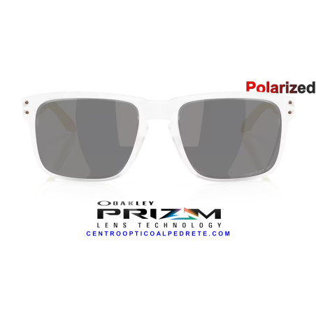 Oakley Holbrook Matte Clear | Prizm Black Polarized - Gafas de Sol Originales