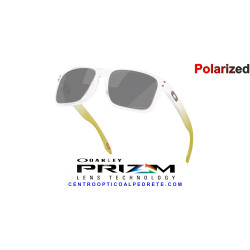 Oakley Holbrook Matte Clear | Prizm Black Polarized - Gafas de Sol Originales
