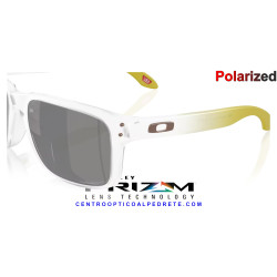 Oakley Holbrook Matte Clear | Prizm Black Polarized - Gafas de Sol Originales