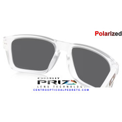 Oakley Holbrook Matte Clear | Prizm Black Polarized - Gafas de Sol Originales